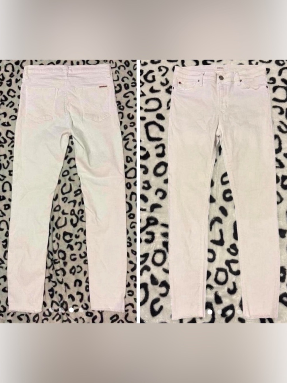 Hudson Jeans Women's White Skinny Jeans - Clean White Stretch NWOT
